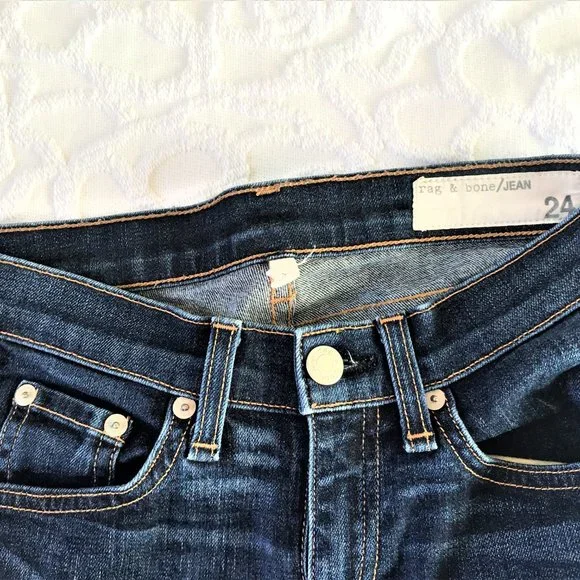 rag & bone Mid Rise Skinning Jeans - Picture 5 of 8